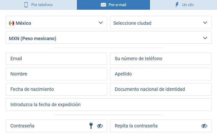 1xBet Registro Registrarse en 1xBet